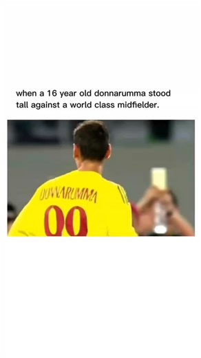 Football on Instagram: "At just 16 years old, Gianluigi Donnarumma found himself facing Toni Kroos, one of Europe’s calmest midfield minds. The moment felt unfair on paper, youth against experience, promise against certainty. Kroos approached with his usual composure, but Donnarumma stood tall, reading the run-up and trusting his instincts. In that split second, age disappeared, replaced by courage and elite mentality. That save became an early marker of Donnarumma’s destiny and a reminder that 