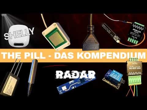 Hammer Shelly - Pill Kompendium - viele Sensoren / Addons / neues UART Feature (mit LD2410 Radar)
