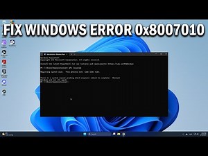How To Fix Windows Update Error 0x8007010 - Easy Fix