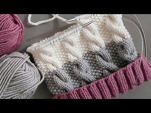 Cable Knitting Pattern | Easy Step-by-Step Tutorial for Beginners. For men's sweeters