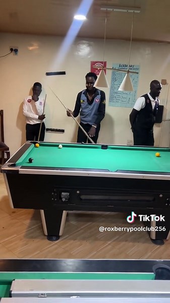 Mini Pool Table Action at Roxberry