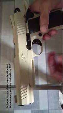 T.10 spring type airsoft. (SHOOTING AND ACCURACY TEST)