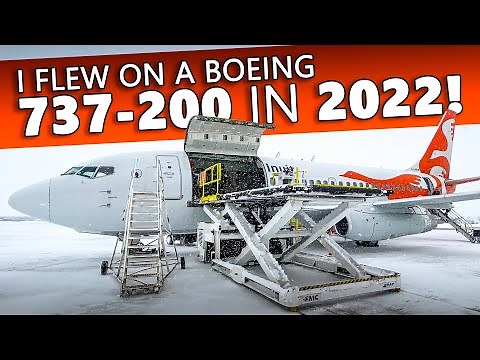 Flying on a CLASSIC Boeing 737-200 Combi!