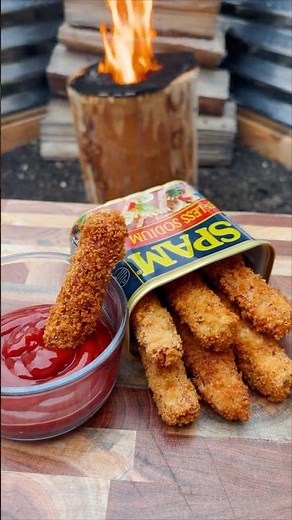 Crispy SPAM Fries | ASMR Cooking