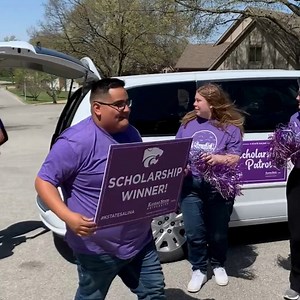 Congratulations Gabby from Independence, MO and Jackelyn from Kansas City, welcome to the K-State Salina Family! #KStateSalina #ScholarshipPatrol #ExperienceMatters | Kansas State University Salina