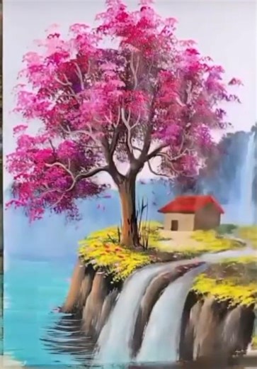 #how to paint beautiful painting #shorts #step by step #expert drawing with Shukla