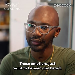 1.5K views · 40 reactions | Sometimes the crying is the healing. The Gentle Art of Swedish Death Cleaning is streaming now on Peacock. | Peacock TV | Facebook