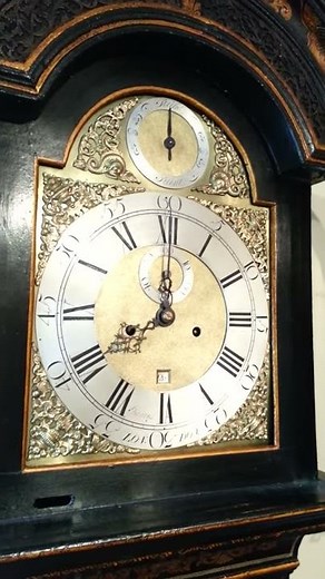antique clock striking and ticking