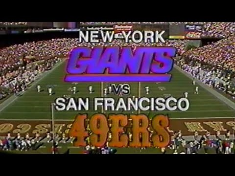 1990 NFC Championship Giants vs 49ers Highlights