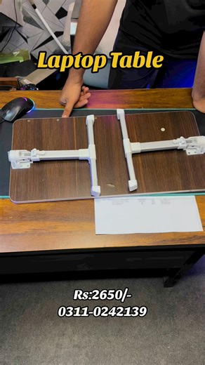 9.4K views · 34 reactions | Wooden Laptop Table #laptop #table #amberstore | Amber Store | Facebook