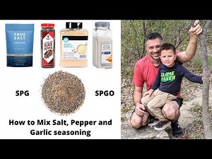 How to mix Kosher Salt, Pepper, Garlic and Onion seasoning for your spice collection