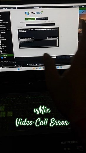 vMix Call Not Working? 😤 | Easy Solution #shorts #vmix #vMixcallerror #livestreaming