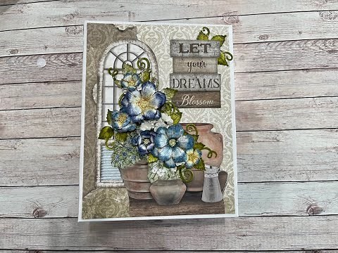 STAMPERIA GARDEN HOUSE ALBUM TUTORIAL PT 1 - SHELLIE GEIGLE - J&S HOBBIES AND CRAFTS