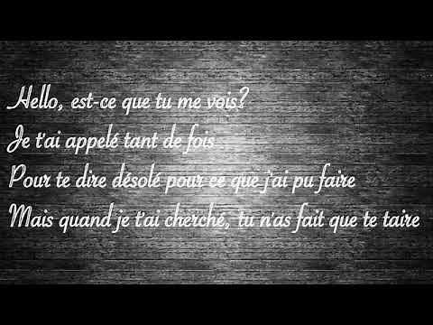 Hello Adele ~ Lyrics French version.. love this song