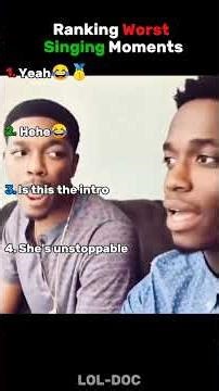 Ranking the WORST Singing Moments Ever 🎶💀 #ranking #shorts #funnyshorts #fails #viralshorts