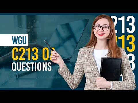 WGU C213 OA Questions Review – Real Style Q&A for Exam Success