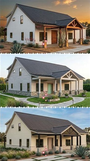 Modern Barndominium Farmhouse with Vaulted Great Room
