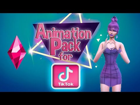 SIMS 4 ANIMATION PACK for TIK TOK| Dance Girl