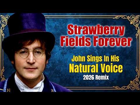 The Beatles 'Strawberry Fields Forever' John Sings In His Natural Voice - 2026 Remix - No A.I. Used!