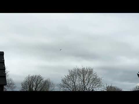 The first aerospatiale SA 341J gazelle helicopter to fly over Worcestershire 15/3/2026