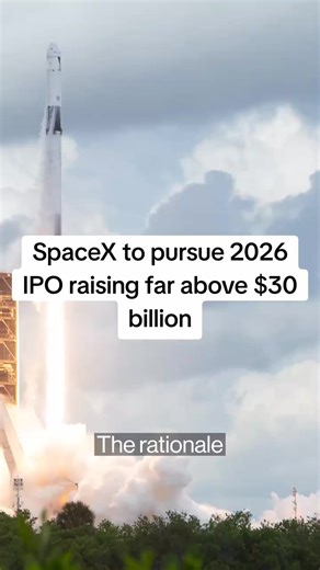 SpaceX is moving ahead with plans for an initial public offering that would seek to raise significantly more than $30 billion, people familiar with the matter said, in a transaction that would make it the biggest listing of all time. Ed Ludlow reports. #spacex #ipo #Tech