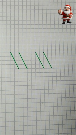 ☀️ Interesting 3D drawing on a graph paper. How to draw a 3D illusion.
