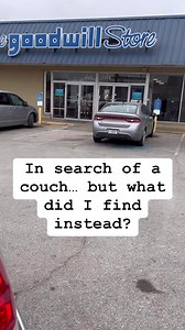 In search of a couch for Glenn’s office. Instead I find some of the best vintage items I’ve found at Goodwill in a looooong time! #thrifting #thriftstorefinds #goodwillfinds #goodwill #thriftstore | Duct Tape And Denim