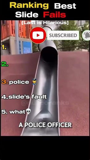 Ranking Best Slide Fails