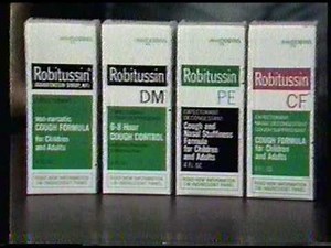 'Robitussin' Cough Medicine [01] TV commercial - 1981