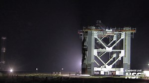 13K views · 302 reactions | Timelapse of the rollout of Module 7 to the Starbase Orbital Pad B, ahead of stacking on the tower, hours after the modification work on the CC 8800-1 crane was complete. | NASASpaceflight.com | Facebook