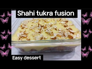 Shahi tukra fusion |For iftar |Easy dessert | Delicious & yummy |With calories count.