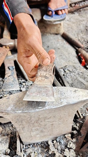 Mini Axe Making Process | Handmade 👍 #craft #handmade #skills #tools