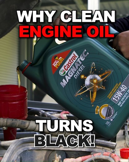 This is why clean engine oil turns BLACK! The older it gets, the more soot & contaminants it picks up, reducing protection. Go to rego2oil.com.au to find the best oil for your 4WD! | 4WD 24/7