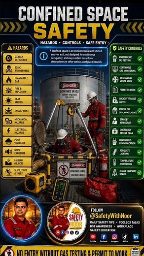 Confined Space Safety | Hazards, Gas Testing & Safe Entry Procedure | HSE Training