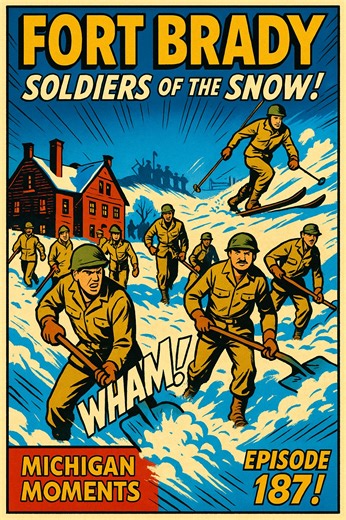 37K views · 1K reactions | Imagine clearing heavy snow in full Army gear or playing baseball under northern winter skies. Fort Brady’s story (1900–1941) | Thumbwind | Facebook