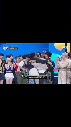 TREASURE ‘IF I’ 1ST WIN ON MCOUNTDOWN 🥳 #TREASURE #트레저 #IF_I #kpop #shorts #fyp #viral