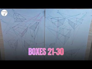 Drawabox – 250 Box Challenge Progress | Boxes 21–30 | Building Perspective Skills