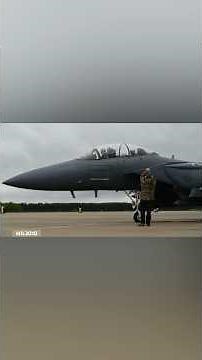 U.S. Air Force F-15E Strike Eagle fighter jets take off in the UK, NATO.