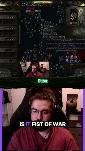 Pohx's current passive tree and gem setup | #Pohx #PathOfExile2 #poe2