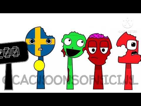 my sprunki oc brick sweden dame tu cosita alien fred one wonderLand