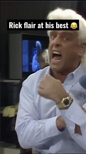 🔥Ric Flair Was ALWAYS Outta Control 😂 WOOOOO! | Funny Wrestling Promos 😂#wwe #ricflair