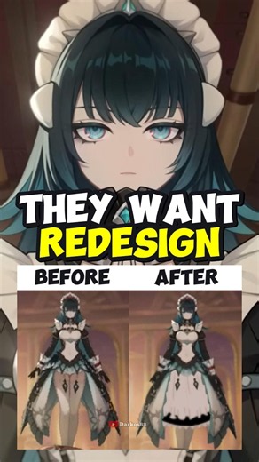 Danica's Design Faces Backlash Over Her Maid Fanservice Outfit Players Want Genshin To Redesign Her