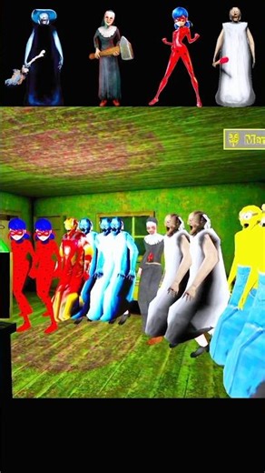 Helloween granny ladybug evilnun granny funny banana memes 🤣🤣 ! #shorts #funny #thestupids #granny