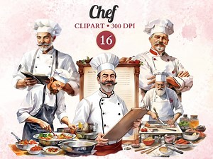 Chef Clipart, Chef Png, Chef Hat Png, Chef Vector, Chef Image, Cooking Clipart, Kitchen Clipart, Cooking Png, Cooking Vector - Etsy