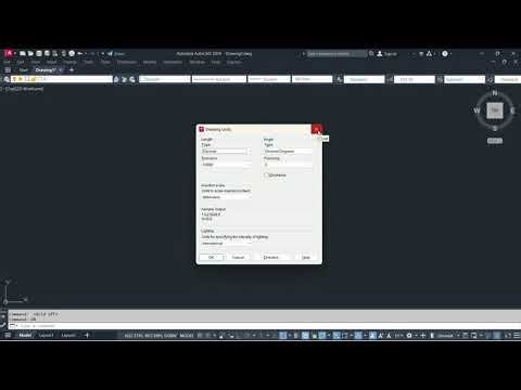 Autocad Me Unit Setup......