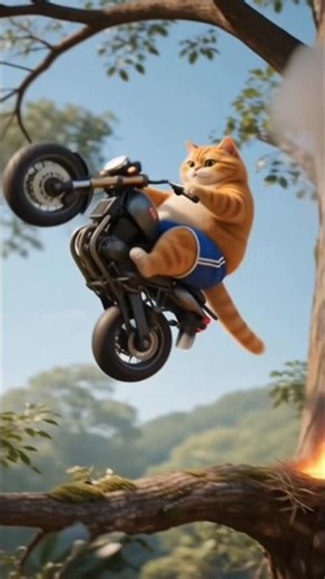 He Cooked the Fish… Then This Happened 🐱🦅💥 #aivideo #ytshorts #funny