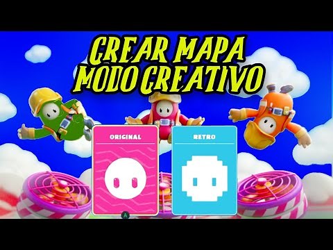 ✅¡APRENDE A! ¿COMO CREAR UN MAPA EN EL MODO CREATIVO CONSTRUCCION DE FALL GUYS? 🔴Aquí te muestro😍