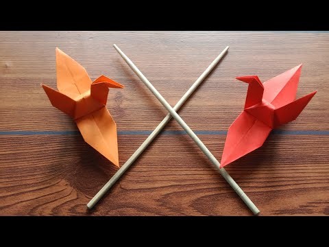 Origami crane easy tutorial for beginner simple step by step