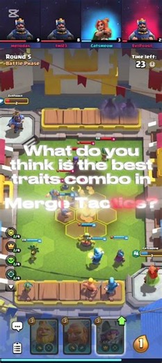 Best merge tactics combinations? #clashroyale #gaming #supercell #clash #mobilegaming