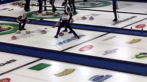 8.5K views · 259 reactions | It's the shot of the year and the year just started! Team Jacobs pulled off a sick triple runback double for the win over Team Edin at the WFG Masters. | Grand Slam of Curling | Facebook